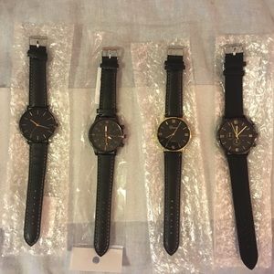 NEW Bundle Geneva Quartz Timeless Wrist Watches
